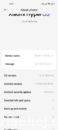 Xiaomi mi 11 Lite 5G